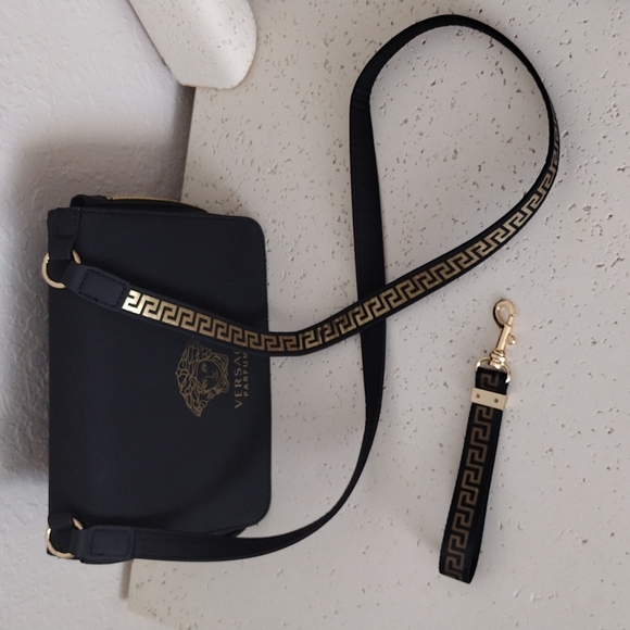 Versace parfums crossbody purse and clip-on - Picture 3 of 16